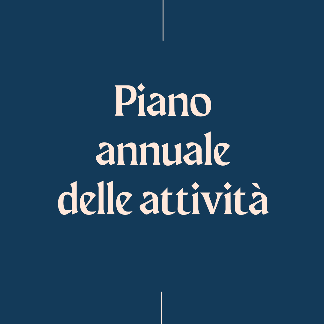 Pubblicazione Piano delle Attività